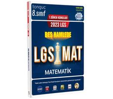 Tonguç Akademi 2023 8. Sınıf LGS Matematik 5 Hamlede 1. Dönem Konuları