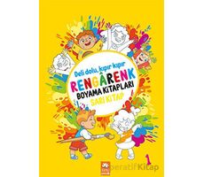 Rengarenk Boyama Kitabı 1 - Sarı Kitap - Kolektif - Eksik Parça Yayınları