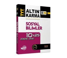 Altın Karma TYT Sosyal Bilimler 10x25 Deneme Video Çözümlü