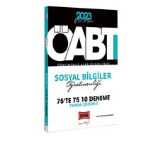 Yargı 2023 ÖABT Sosyal Bilgiler Öğretmenliği 75 te 75 10 Deneme Çözümlü