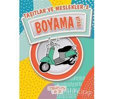 Taşıtlar ve Meslekler 2 Boyama Kitabı - Bilgenur Çorlu - Yediveren Çocuk