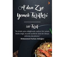 A’dan Z’ye Yemek Tarifleri - Muhammed Furkan Akdoğan - Cinius Yayınları