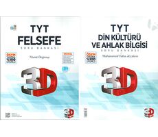 TYT Felsefe ve Din Kültürü Tek Kitap Soru Bankası 3D Yayınları