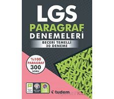 LGS Paragraf Denemeleri - Kolektif - Tudem Yayınları