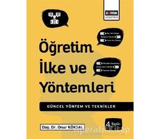 Öğretim İlke ve Yöntemleri - Onur Köksal - Eğitim Yayınevi - Ders Kitapları