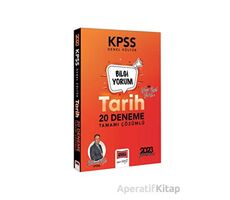 Yargı 2023 KPSS Genel Kültür Tarih Bilgi Yorum Tamamı Çözümlü 20 Deneme