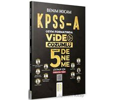 Benim Hocam KPSS A Grubu ÖSYM Formatında Video Çözümlü 5 Deneme