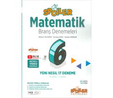 6.Sınıf Matematik Branş Denemeleri Spoiler Yayınları