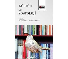 Kültür ve Sosyoloji - Orhan Bingöl - Eğitim Yayınevi - Ders Kitapları