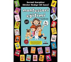 Stickerlı 3+ Yaş Montessori Eğitimi - Pedagog Afife Çoruk - Beyaz Panda Yayınları