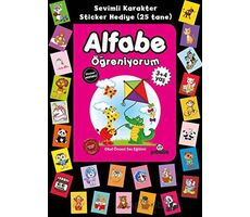 Stickerlı 3+4 Yaş Alfabe Öğreniyorum - Pedagog Afife Çoruk - Beyaz Panda Yayınları