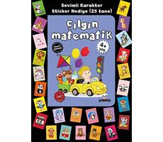 Stickerlı 4+ Yaş Çılgın Matematik - Pedagog Afife Çoruk - Beyaz Panda Yayınları