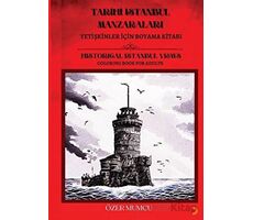 Tarihi İstanbul Manzaraları-Yetişkinler için Boyama Kitabı - Özer Mumcu - Cinius Yayınları