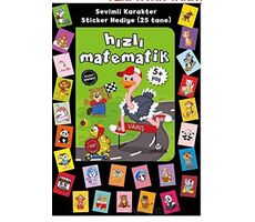 Stickerlı 5+ Yaş Hızlı Matematik - Pedagog Afife Çoruk - Beyaz Panda Yayınları