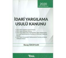 İdari Yargılama Usulü Kanunu (2020 Güncel Mevzuat) - Recep Özceylan - Temsil Kitap