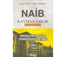 NAİB Kaymakamlık Konu Anlatımı İnsan Hakları ve Demokratikleşme Temsil Kitap