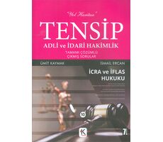 Tensip 10 İcra ve İflas Hukuku Çözümlü Çıkmış Sorular Kuram Kitap