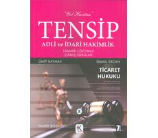 Tensip 8 Ticaret Hukuku Çözümlü Çıkmış Sorular Kuram Kitap