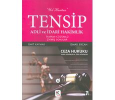 Tensip 4 Ceza Hukuku Çözümlü Çıkmış Sorular Kuram Kitap