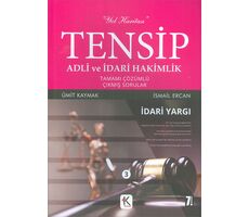 Tensip 3 İdari Yargı Çözümlü Çıkmış Sorular Kuram Kitap