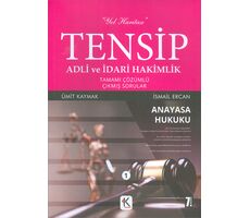 Tensip 1 Anayasa Hukuku Çözümlü Çıkmış Sorular Kuram Kitap