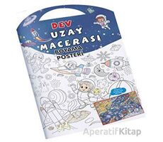 Uzay Macerası Dev Boyama Posteri - Kolektif - 0-6 Yaş Yayınları