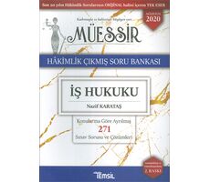 Müessir İş Hukuku Hakimlik Çıkmış Soru Bankası Temsil Kitap