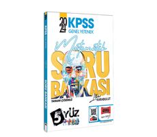 Yargı Yayınları 2024 KPSS 5Yüz Matematik Tamamı Çözümlü Soru Bankası