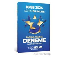 Yediiklim 2024 KPSS Eğitim Bilimleri Tamamı Çözümlü 3 Yıldız Fasikül Deneme