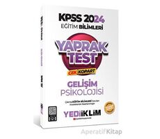 Yediiklim Yayınları KPSS Eğitim Bilimleri Gelişim Psikolojisi Çek Kopart Yaprak Test