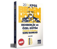 Benim Hocam 2024 KPSS Eğitim Bilimleri Rehberlik ve Özel Eğitim Tamamı Çözümlü Soru Bankası