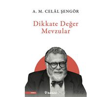 Dikkate Değer Mevzular - A. M. Celal Şengör - İnkılap Kitabevi