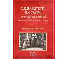 Cumhuriyetin İlk Sayımı - Kolektif - İş Bankası Kültür Yayınları