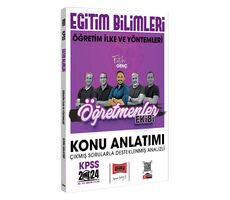 Yargı 2024 KPSS Öğretmenler Ekibi Öğretim İlke ve Yöntemleri Konu Anlatımı