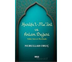 Huruful-Meani ve Anlam Değeri - Nurullah Oruç - Gece Kitaplığı