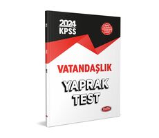 2024 KPSS Vatandaşlık Yaprak Test Data Yayınları