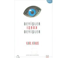 Deyişler Karşı Deyişler - Karl Kraus - Aylak Adam Kültür Sanat Yayıncılık