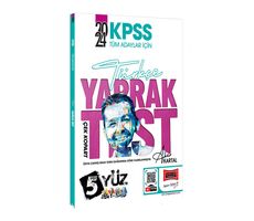 Yargı Yayınları 2024 KPSS Tüm Adaylar İçin 5Yüz Türkçe Çek Kopart Yaprak Test