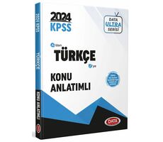 2024 KPSS Ultra Serisi Türkçe Konu Anlatımlı Data Yayınları