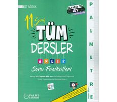 Palme 11.Sınıf Eşit Ağırlık Tüm Dersler Palmetre Aylık Soru Fasikülleri