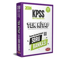 2024 KPSS Tek Kitap Soru Bankası (Karekod Çözümlü) Data Yayınları