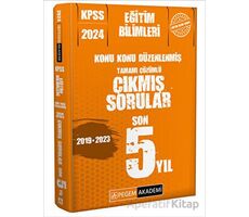 2024 KPSS Eğitim Bilimleri Konu Konu Düzenlenmiş Tamamı Çözümlü Çıkmış Sorular Son 5 Sınav