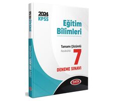 2024 KPSS Eğitim Bilimleri Tamamı Çözümlü 7 Deneme Sınavı Data Yayınları