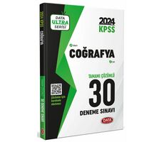 2024 KPSS Ultra Serisi Coğrafya 30 Deneme Sınavı Data Yayınları