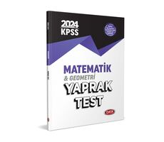 2024 KPSS Matematik Yaprak Test Data Yayınları