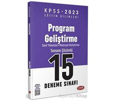 Data KPSS Eğitim Bilimleri Program Geliştirme Tamamı Çözümlü 15 Deneme Sınavı