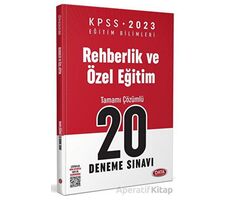 Data 2024 KPSS Rehberlik ve Özel Eğitim 20 Deneme Sınavı