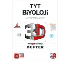 TYT Biyoloji Video Destekli Defter 3D Yayınları