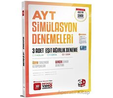 AYT Eşit Ağırlık 3lü Simülasyon Deneme 3D Yayınları