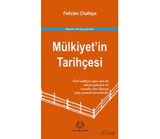 Mülkiyet’in Tarihçesi - Felicien Challaye - Arya Yayıncılık